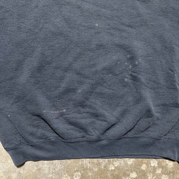 Vintage 90s Wilson Pro 5000 Faded Black Crewneck Mens XL Embroidered Sweatshirt - Picture 4 of 4